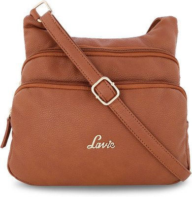 

Lavie Women Casual, Formal Brown Polyester Sling Bag
