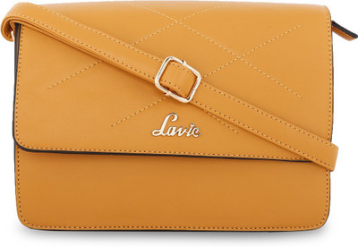 

Lavie Women Casual Yellow Polyester Sling Bag