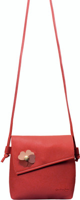 

Gifts Bring Smiles Women Casual, Evening/Party Maroon Leatherette Sling Bag