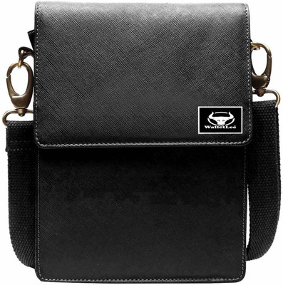 

WalletLee Women Formal Black Genuine Leather Sling Bag