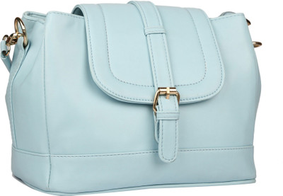 

Glasy Women Evening/Party, Casual, Formal Blue PU Sling Bag
