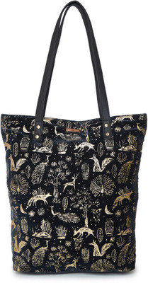 

Chumbak Women Casual Black Cotton Tote