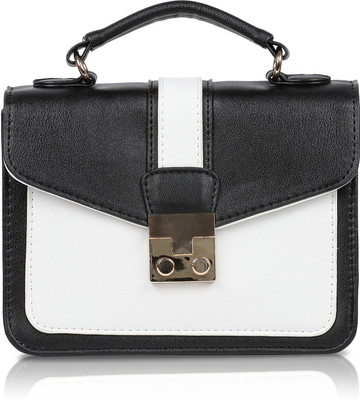

Fiona Trends Women Evening/Party, Formal Black PU Sling Bag