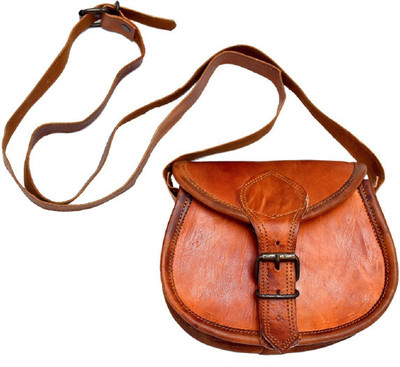 

AD Passion Women Formal, Casual Brown Genuine Leather Sling Bag