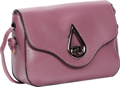 

Bagkok Women Casual Purple PU Sling Bag