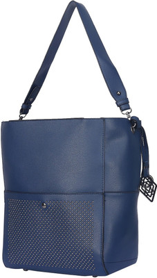 

Fiona Trends Women Casual Blue PU Sling Bag