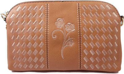 

SB Women Casual, Formal Tan Synthetic Leather Sling Bag