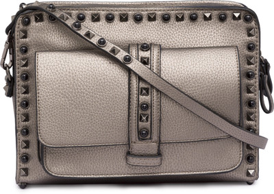 

Satchel Bags Women Casual Grey PU Sling Bag