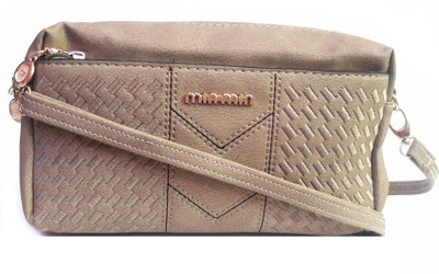 

CrazyHut min-min Women Evening/Party, Casual Beige PU Sling Bag