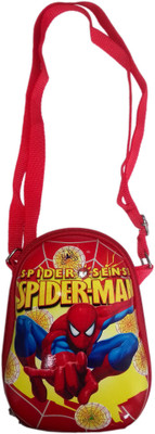

kidoz kingdom Boys Casual Red PU Sling Bag