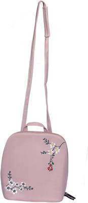 

ERA INNOVATIVE GIFTING Women Casual Pink Leatherette Sling Bag