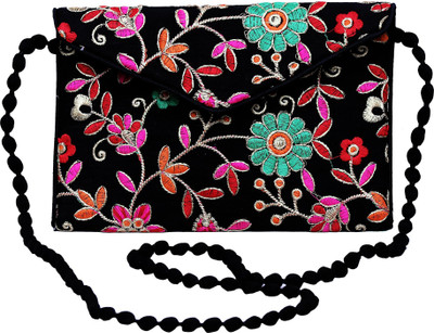 

Interlane Women Casual Multicolor Cotton Sling Bag