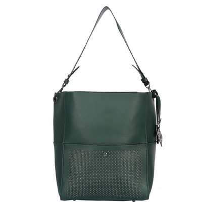 

Fiona Trends Women Casual Green PU Sling Bag