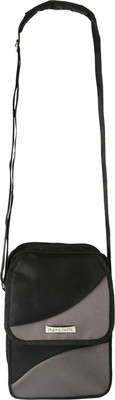 

HANDCUFFS Men Formal Black, Grey Nylon Sling Bag