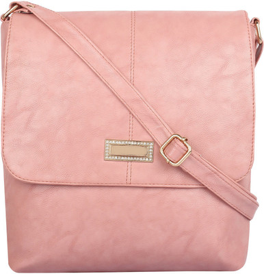 

Margaux Women Casual Pink PU Sling Bag