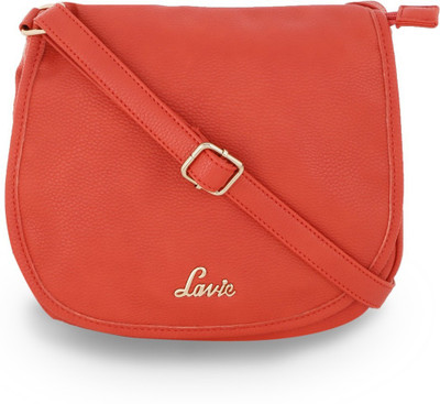 

Lavie Women Casual Orange Polyester Sling Bag