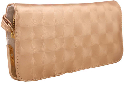 

Awis Women Evening/Party Beige Cotton Clutch