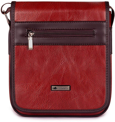 

The Clownfish Men & Women Evening/Party, Casual, Formal Maroon, Purple Leatherette Sling Bag