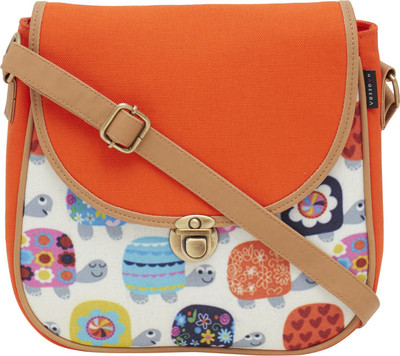 

Haqeeba Women Casual, Evening/Party Multicolor Canvas Sling Bag