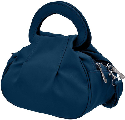 

BUY FOR CHANGE LLP Women Casual, Evening/Party Blue PU Hand-held Bag