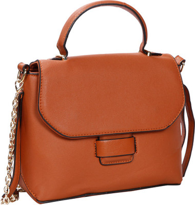 

Bagkok Women Casual Tan PU Sling Bag