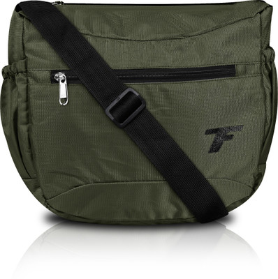 

Fashion Track Men & Women Formal Green Polyester Sling Bag