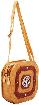 

BUY FOR CHANGE LLP Women Casual, Formal Yellow, Red PU Sling Bag, Red;yellow