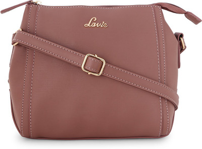 

Lavie Women Casual Pink Polyester Sling Bag