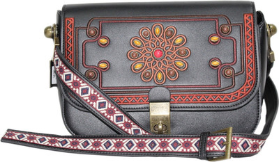 

Soucko Women Evening/Party Multicolor PU Sling Bag