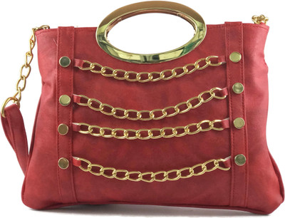 

Ferishta Women Casual Maroon Rexine Sling Bag