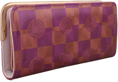 

Awis Women Evening/Party Purple, Brown Cotton Clutch, Brown;purple