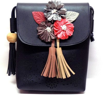 

Ambrosia Women Casual Blue Synthetic Leather Sling Bag