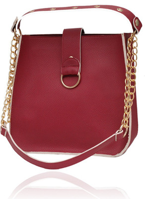 

Borse Women Casual, Evening/Party, Formal Maroon Leatherette Sling Bag