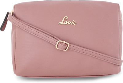 

Lavie Women Casual Pink Polyester Sling Bag