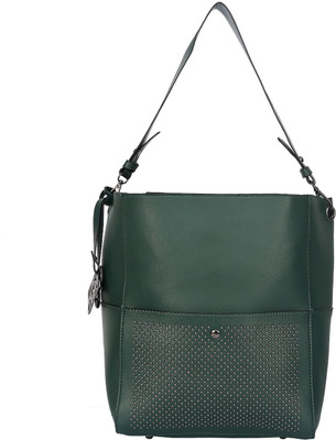 

Fiona Trends Women Casual Green PU Sling Bag
