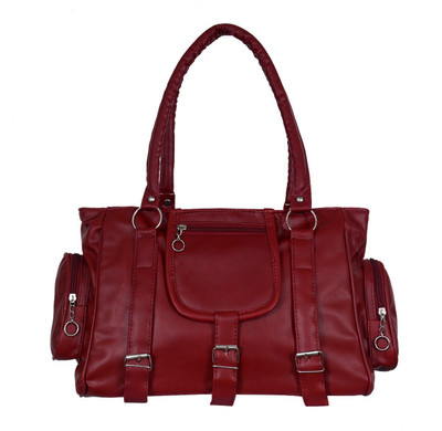 

VISHESH COLLECTIONS Women Evening/Party, Casual Maroon PU Shoulder Bag