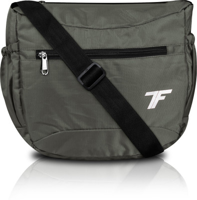 

Fashion Track Men Formal, Casual Grey Polyester Sling Bag