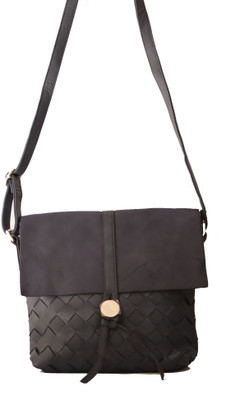 

TripinLife Women Casual Grey PU Sling Bag