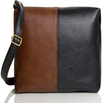 

Don Cavalli Women Casual Black, Brown PU Sling Bag