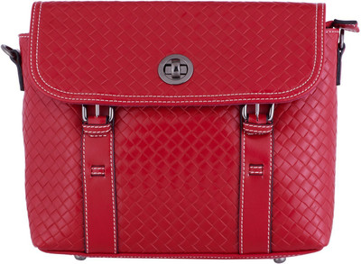 Soft kiss Women Evening/Party Red Genuine Leather Sling Bag