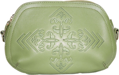 

Soucko Women Casual Green PU Sling Bag