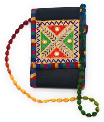 

Unique Fashion Women Evening/Party Multicolor Cotton Sling Bag