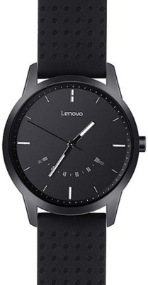 Lenovo PC International Watch 9 Smartwatch(Black, White Strap, Standard)