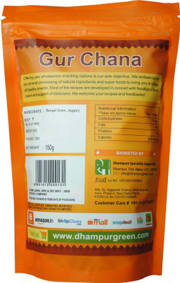 

Dhampur Green Gur Chana ( Pack of 5 )(150 g, Pack of 5)