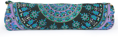 

Handicraft-Palace MYB-72 Large Adjustable Strap Yoga Bag Shoulder Picnic Bag Fitness(Purple, Kit Bag, Black & multi