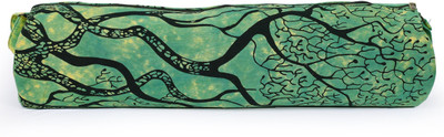 

Handicraft-Palace MYB-58 Mandala Dark Forust Design Yoga Mat Carrier Bag With Shoulder Bag Yoga Bag(Green, Kit Bag