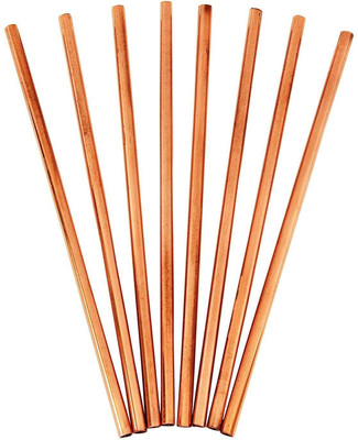 

State Pride-T Straight Drinking Straw(Gold, Pack of 8)