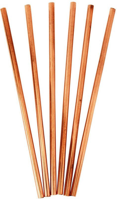 

State Pride-T Straight Drinking Straw(Gold, Pack of 6)