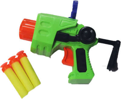 

Annie Gun Shoot Foam Bullets Type Pull It And Shoot | Foam Bullet | Kids Love Toy(Green)