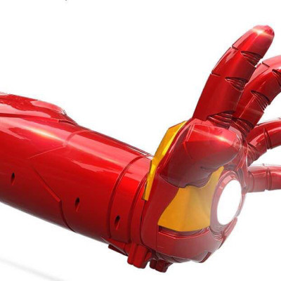 

RIANZ All New Superhero Iron Man Play Hand LED Light Model Electronic Soft Crystal Water Bullet Gun Interactive Toy(Multicolor)